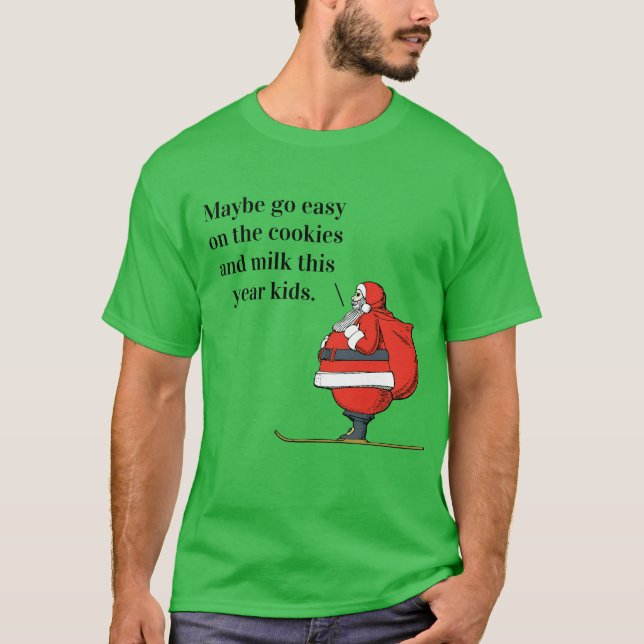 Hässliches Weihnachten 3 "fetter Sankt" T-Shirt (Vorderseite)