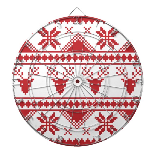 hässliches Weihnachtspullover Dartscheibe (vorne)