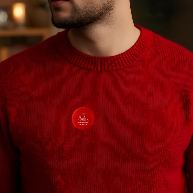 Hässliches Weihnachtspullover-Fest  Button (Von Creator hochgeladen)