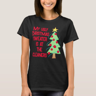 Hässliches Weihnachtspullover Lustiges Frauen T-Sh T-Shirt