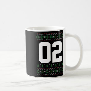 Hässliches Weihnachtsstil-Trikot Nummer 02 Feierta Kaffeetasse