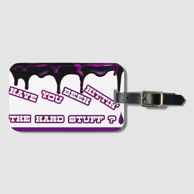 Hast du die harte Krawatte angetroffen? Kollektion Gepäckanhänger (Vorderseite (Horizontal))