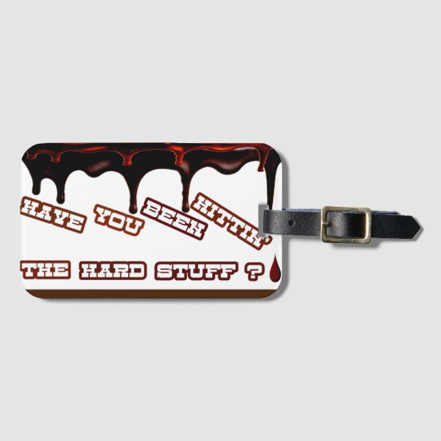 Hast du die harte Krawatte angetroffen? Sammlung L Gepäckanhänger (Vorderseite (Horizontal))