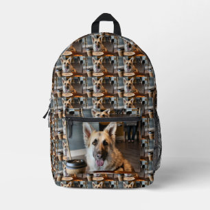 Hast du dir etwas besorgt? bedruckter rucksack