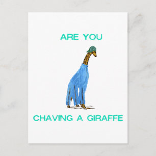 Hast du eine Giraffe.png? Postkarte
