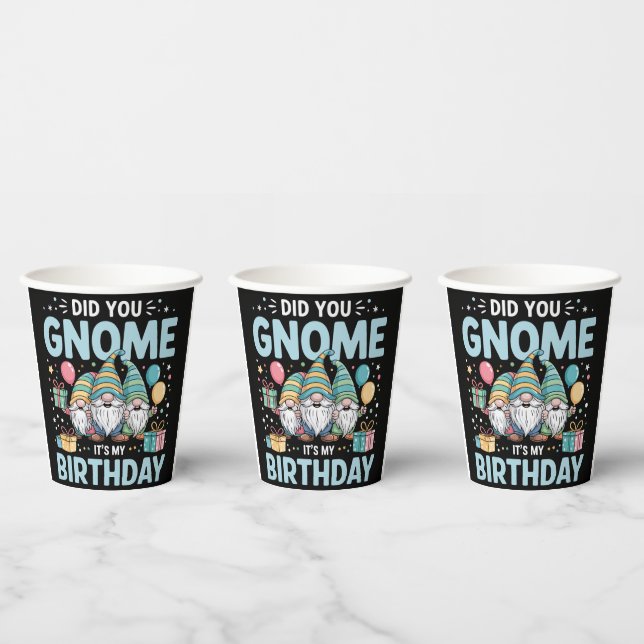 Hast du es geschafft, das Party Gnome meines Gebur Pappbecher (Multi)