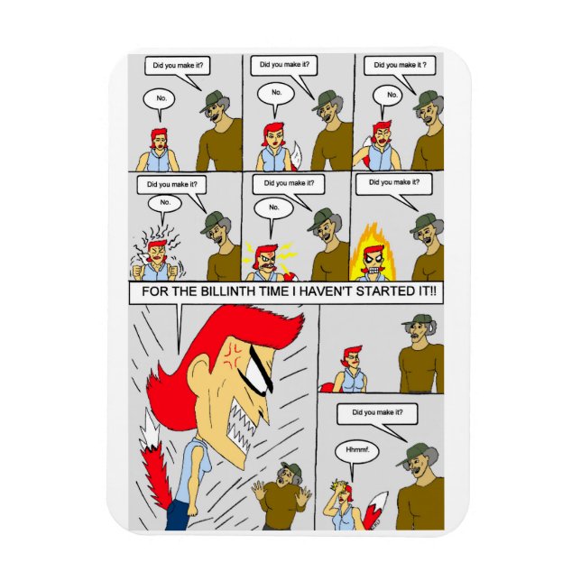 Hast du es geschafft? magnet (Vertikal)