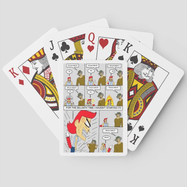 Hast du es geschafft?  spielkarten (Rückseite)