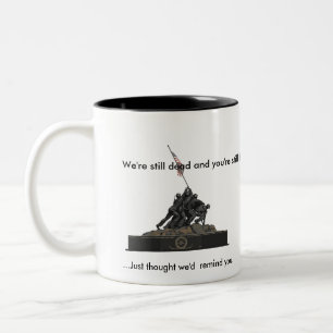 Hast du etwas vergessen? zweifarbige tasse