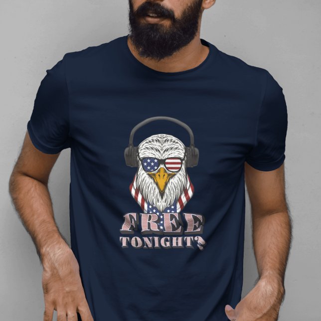 Hast du heute Abend Zeit? 4. july patriotischer Gl T-Shirt (Von Creator hochgeladen)