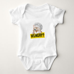 hast du hunger katzenliebhaber design T-Shirt Baby Strampler