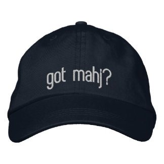 hast du Mahjong? Baseballkappe Bestickte Baseballkappe