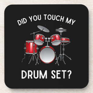 Hast du mein Drum-Set-Shirt Touch gehabt? Getränkeuntersetzer