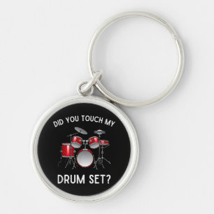 Hast du mein Drum-Set-Shirt Touch gehabt? Schlüsselanhänger
