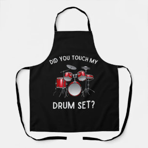 Hast du mein Drum-Set-Shirt Touch gehabt? Schürze