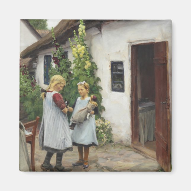 Hast du mein Kätzchen gesehen? (von H.A. Brendekil Magnet (Vorne)