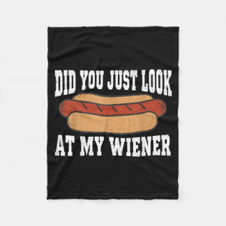 Hast du meinen Wiener lustigen Hotdog Bbq Retro an Fleecedecke
