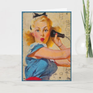 Hast du mich gerufen, Schatz? Digitale Kunst, Gebu Karte
