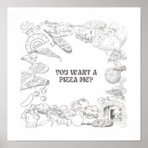Hast du mir eine Pizza Gewollt? Wall Art