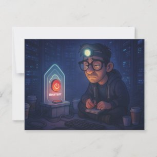 Hast Du schon neugestartet? Postkarte