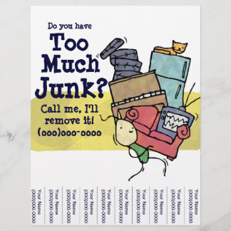 Hast du zu viel Junk? Flyer