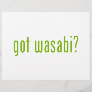 hast wasabi? flyer