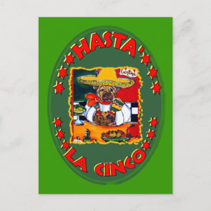 HASTA LA CINCO POSTKARTE