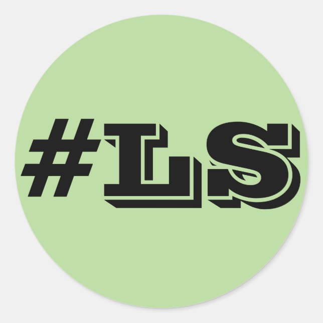 Hastag LS Sticker (Vorderseite)