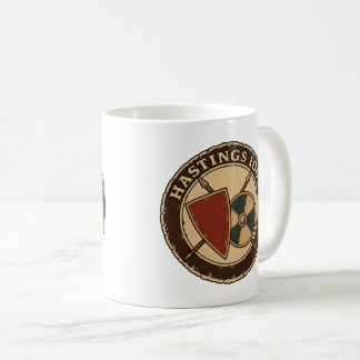 Hastings 1066 Heraldisches Schild-Emblem Kaffeetasse