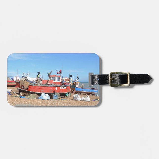 Hastings Fishing Boat Gepäckanhänger (Vorderseite horizontal)