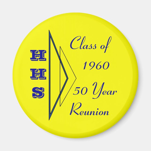 Hastings High School of 1960 Magnet (Vorne)