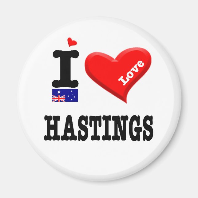 HASTINGS - I-Liebe Magnet (Vorne)