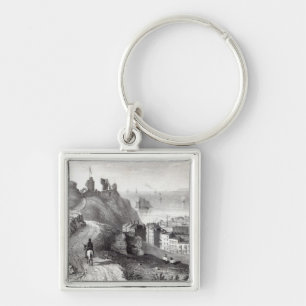 Hastings Schloss vom Revd W Schlüsselanhänger