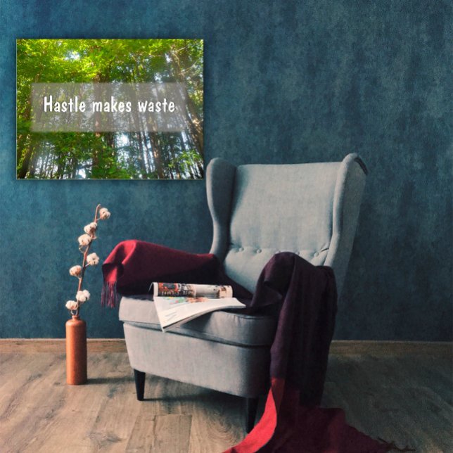 Hastle macht Verschwendung Inspiration Poster (Von Creator hochgeladen)