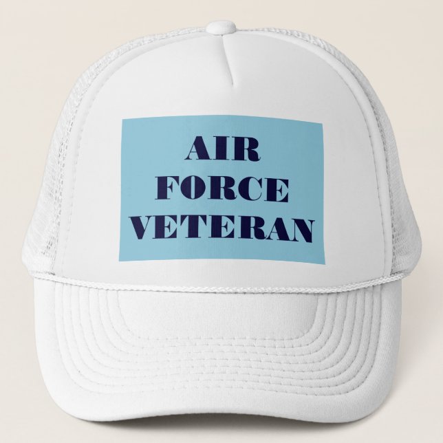 Hat Air Force Veteran Truckerkappe (Vorderseite)