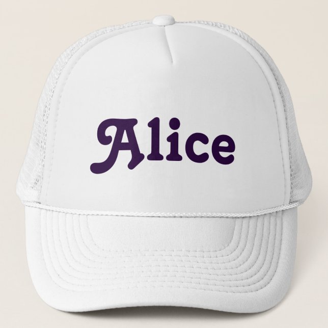 Hat Alice Truckerkappe (Vorderseite)