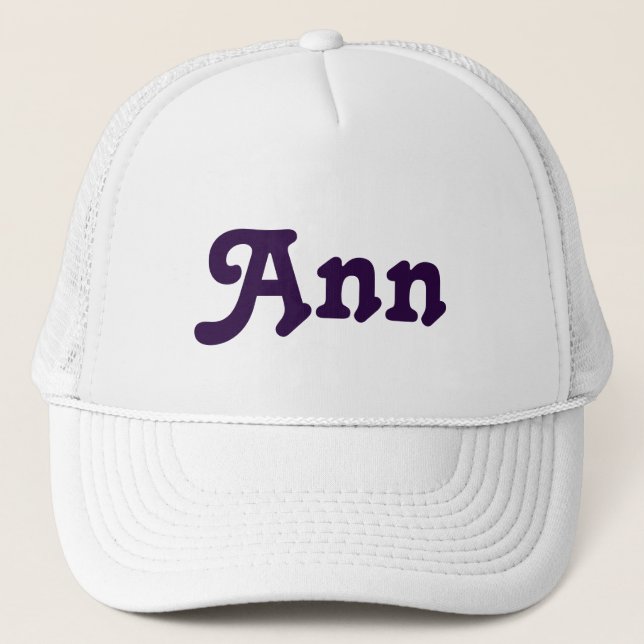Hat Ann Truckerkappe (Vorderseite)