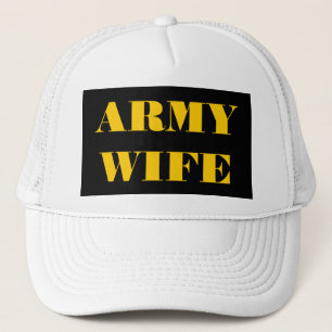 Hat Army-Ehefrau Truckerkappe