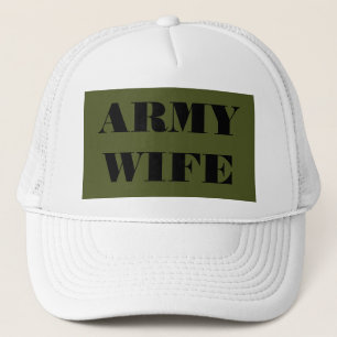 Hat Army-Ehefrau Truckerkappe