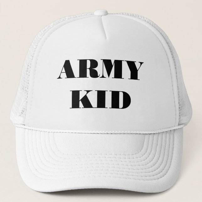 Hat Army Kid Truckerkappe (Vorderseite)