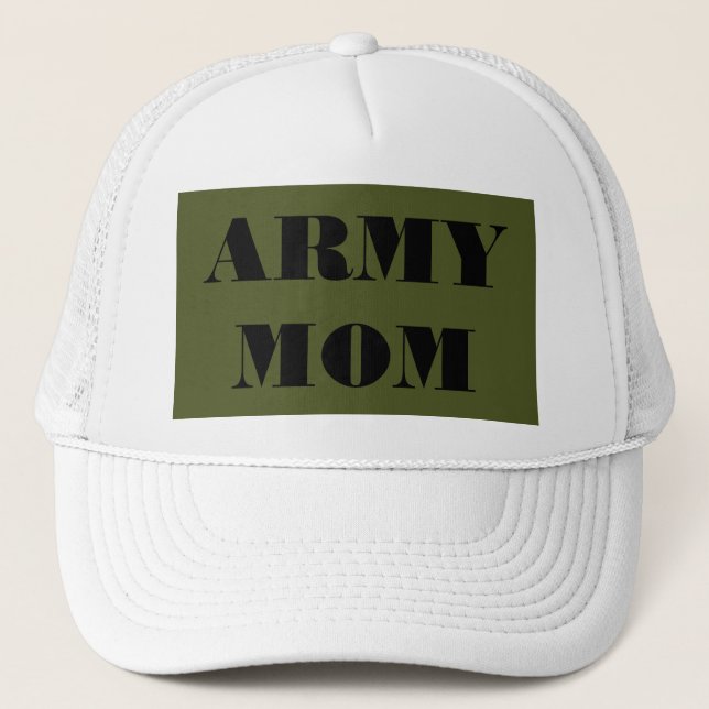 Hat Army-Mama Truckerkappe (Vorderseite)