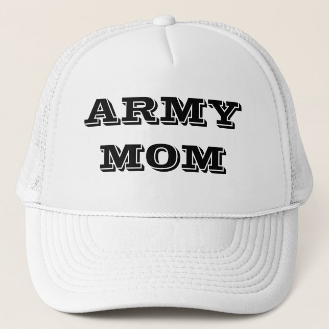 Hat Army-Mama Truckerkappe (Vorderseite)