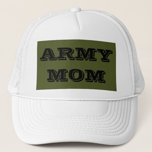 Hat Army-Mama Truckerkappe (Vorderseite)