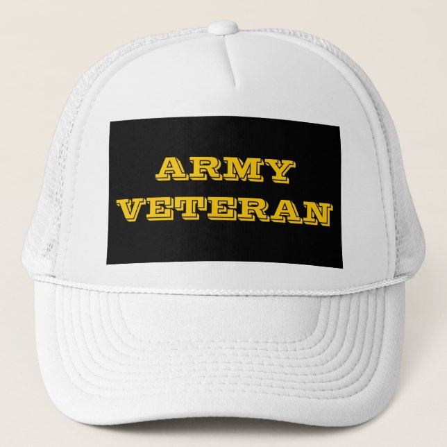 Hat Army Veteran Truckerkappe (Vorderseite)