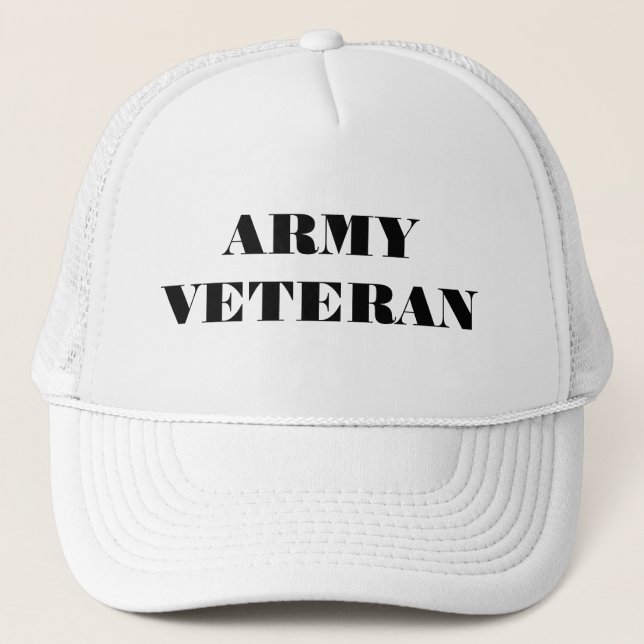 Hat Army Veteran Truckerkappe (Vorderseite)