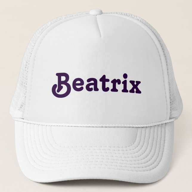 Hat Beatrix Truckerkappe (Vorderseite)