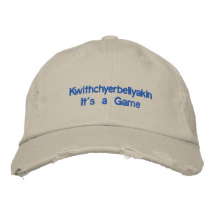 Hat Bestickte Kappe