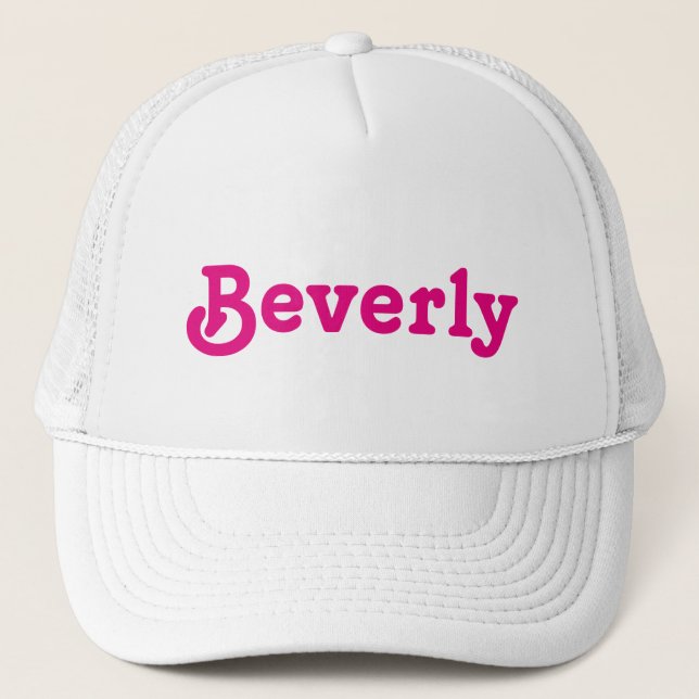 Hat Beverly Truckerkappe (Vorderseite)