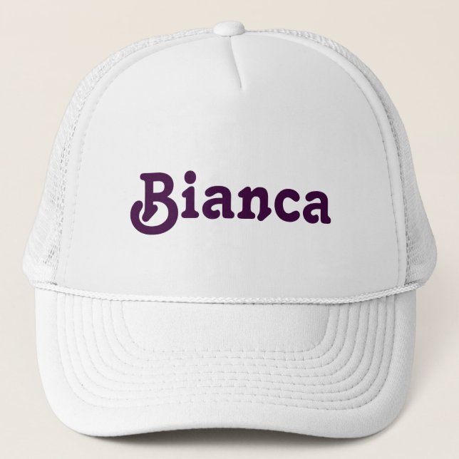 Hat Bianca Truckerkappe (Vorderseite)