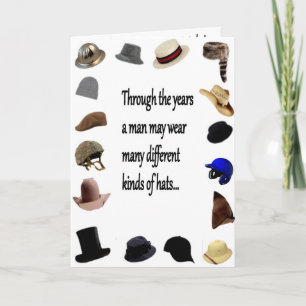 HAT BIRTHDAY CARD KARTE